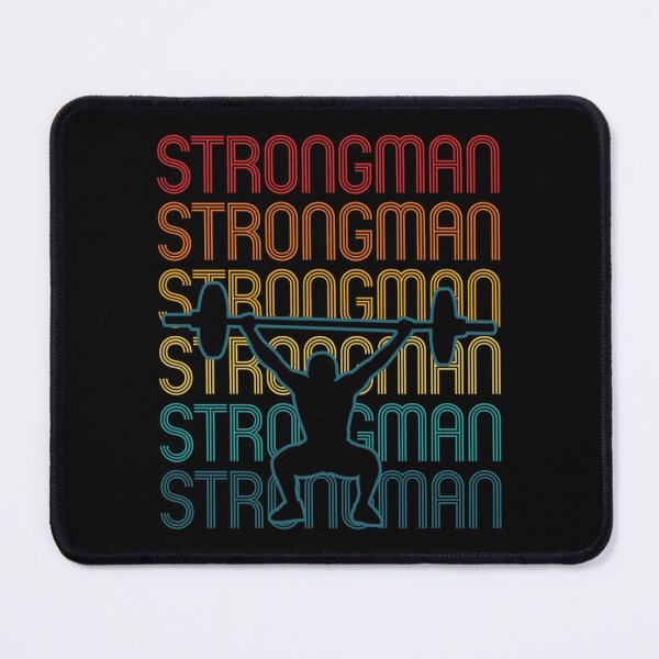 Item preview, Retro Strongman Weightlifter Powerlifter Bodybuilder Lifter Essential T-Shirt designed and sold by beluovera.