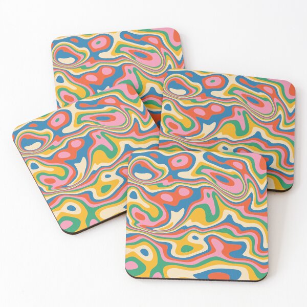 Item preview, Retro Colorful Abstract Pattern designed and sold by ind3finite.