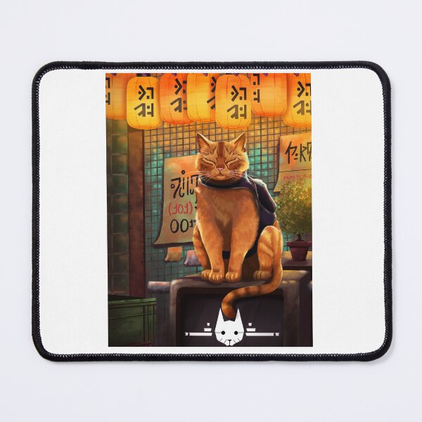 Item preview, stray game cat art designed and sold by Garnettee.