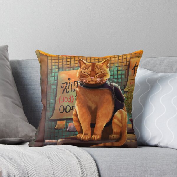 Item preview, stray game cat art designed and sold by Garnettee.