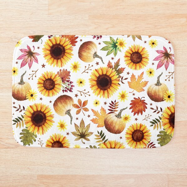 Item preview, Autumn Leaves, Sunflowers and Pumpkins designed and sold by KConfetti.