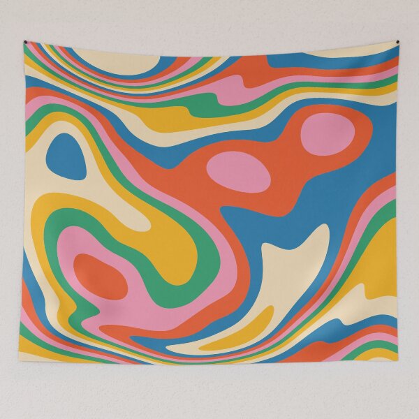 Item preview, Retro Abstract Pop Color Pattern designed and sold by ind3finite.