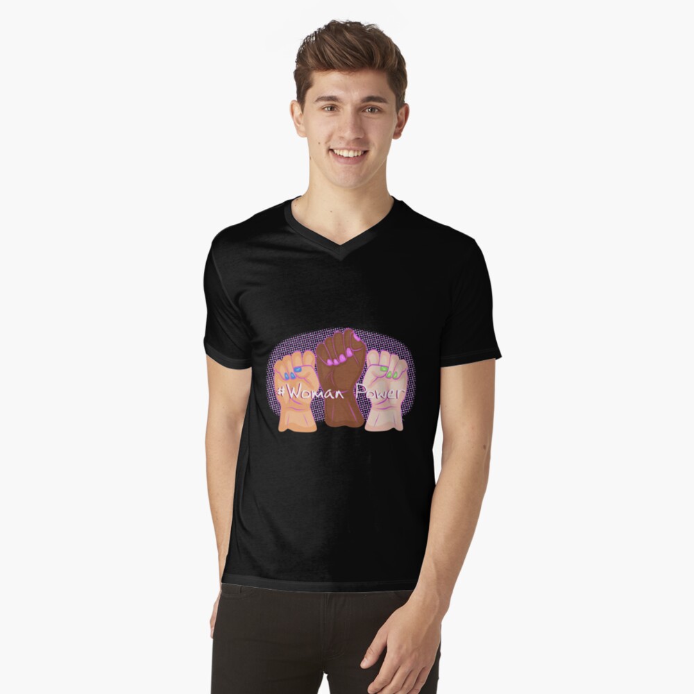 Item preview, V-Neck T-Shirt designed and sold by artinthegarage.