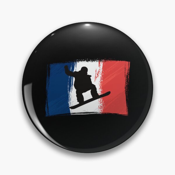 Item preview, France Mountain Sports Sports Snowboarding Powder Rider Snowboard Lover Flag Na designed and sold by aprilbonnieuth.