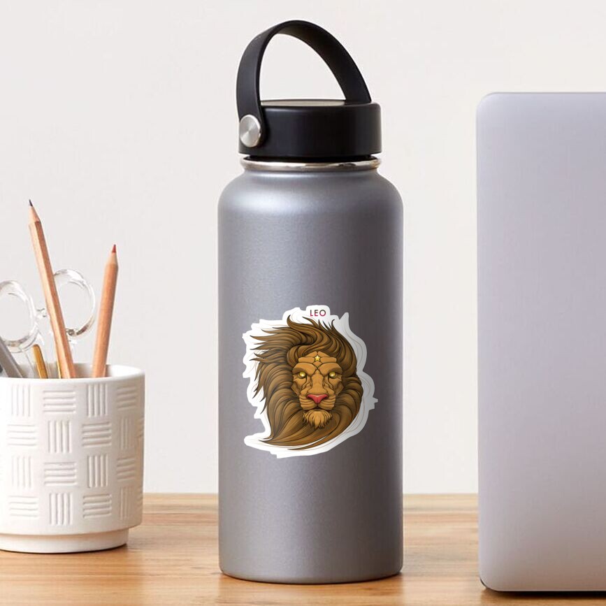 Leo Zodiac Sign Sticker