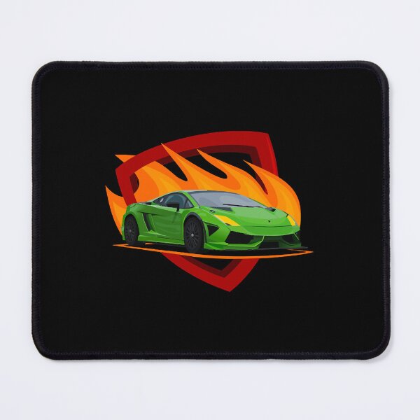 Item preview, Lamborghini car design with a fire theme designed and sold by PaulClay18694.