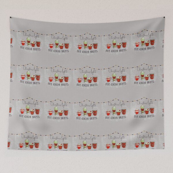 Item preview, Christmas Lights Hot Cocoa Nights designed and sold by EricaJackson.
