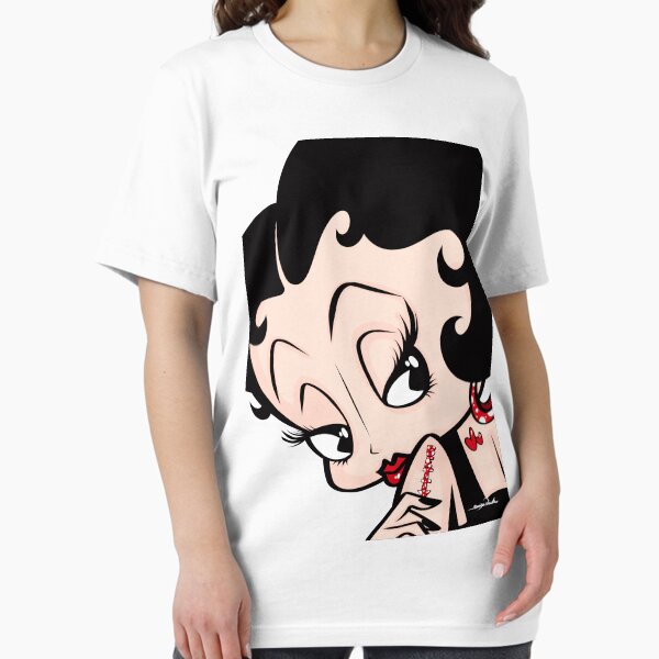 Betty Boop With Betty Tattoo by Art In The Garage Essential T-Shirt