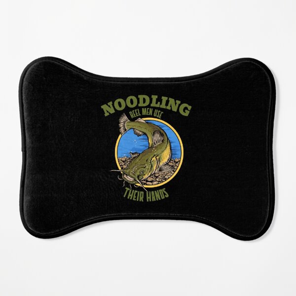 Funny Catfish Noodling print for Noodlers - Reel Men graphic Art Board  Print for Sale by jakehughes2015