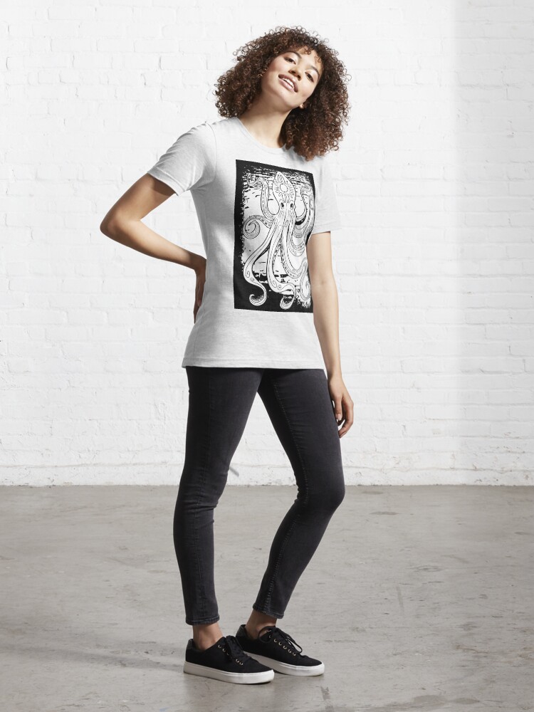 Alternate view of The Octopus by Art In The Garage by Art In The Garage Essential T-Shirt