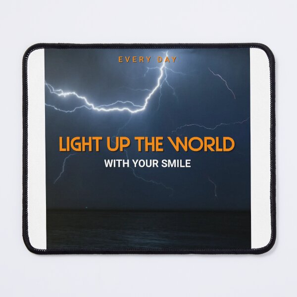 Item preview, Light Up The World With Your Smile Lightning Design designed and sold by JoseyMiles.