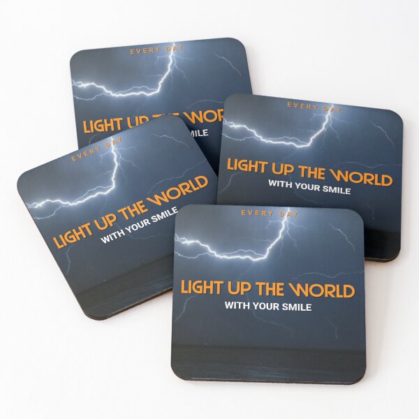 Item preview, Light Up The World With Your Smile Lightning Design designed and sold by JoseyMiles.