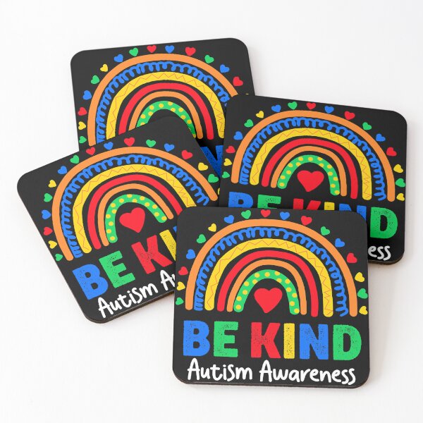 Item preview, Autism Awareness Day Colorful Rainbow Be Kind designed and sold by ImkeAhrens.
