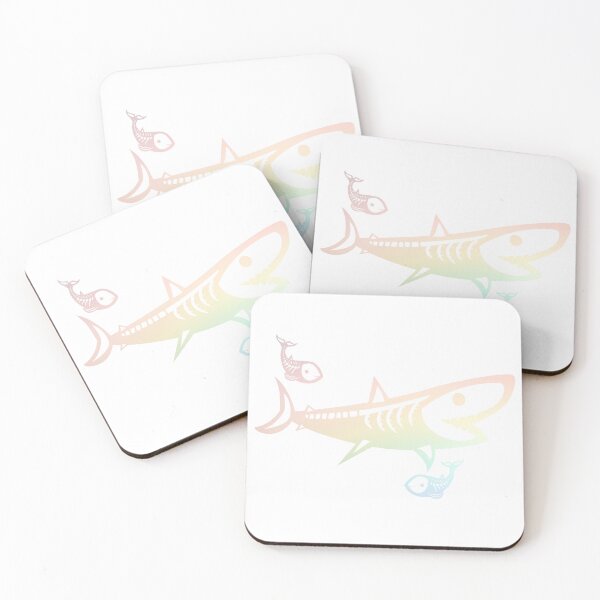 Item preview, Skeleton Fish And Shark | Rainbow designed and sold by ChiweenieHobbit.