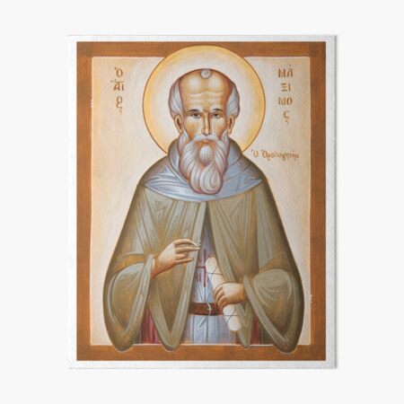St Maximos the Confessor Art Board Print