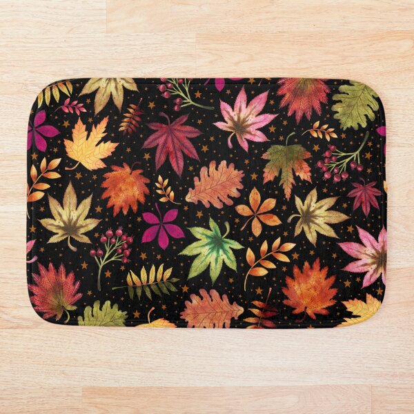 Item preview, Autumn Leaves on Black designed and sold by KConfetti.