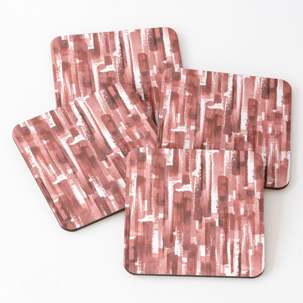 Item preview, Watercolor Paint Brush Lines Strokes Red designed and sold by antevasinart.