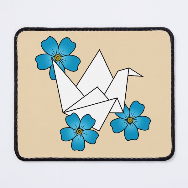 Item preview, Paper Crane - Light Blue designed and sold by TheeForestFox Shop.