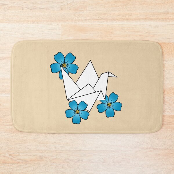 Item preview, Paper Crane - Light Blue designed and sold by TheeForestFox Shop.