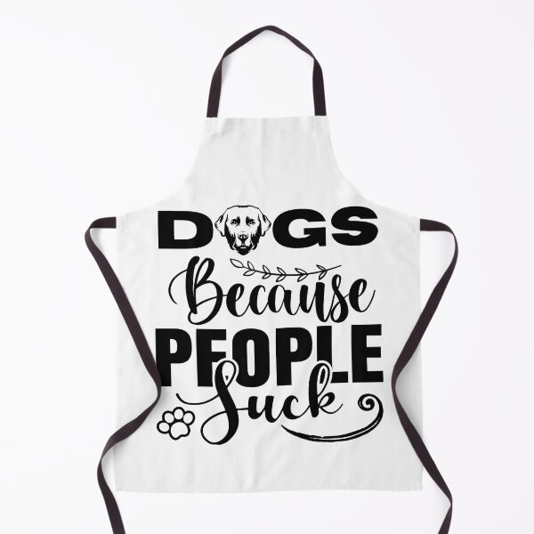 Item preview, Dogs because people suck. Cute labrador retriever quote in black color designed and sold by pureblacks.