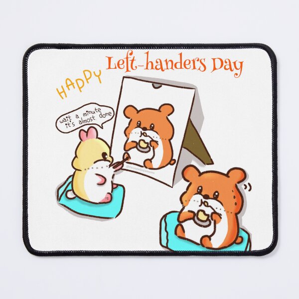Item preview, Hamster | Hamster Lover - Left-Handers Day designed and sold by FennyWijayaMomo.