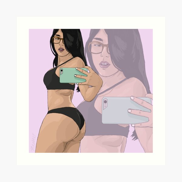 Mia khalifa pornstar Impression artistique
