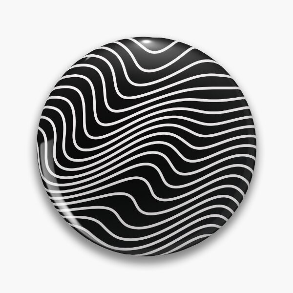 Item preview, Black and White Wavy Lines Abstract Pattern designed and sold by ind3finite.