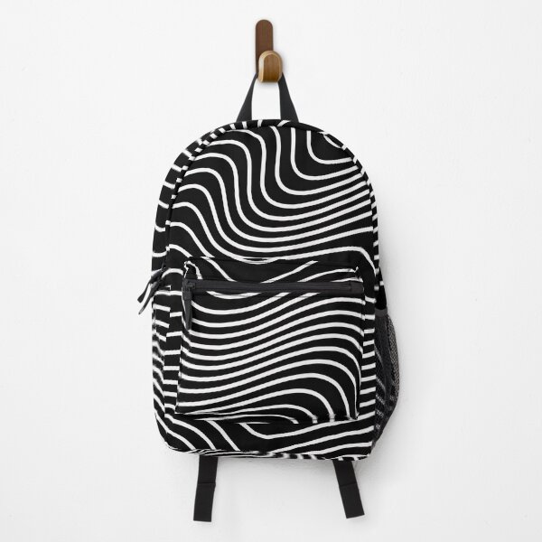 Item preview, Black and White Wavy Lines Abstract Pattern designed and sold by ind3finite.