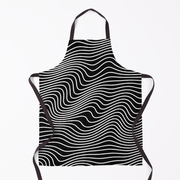 Item preview, Black and White Wavy Lines Abstract Pattern designed and sold by ind3finite.