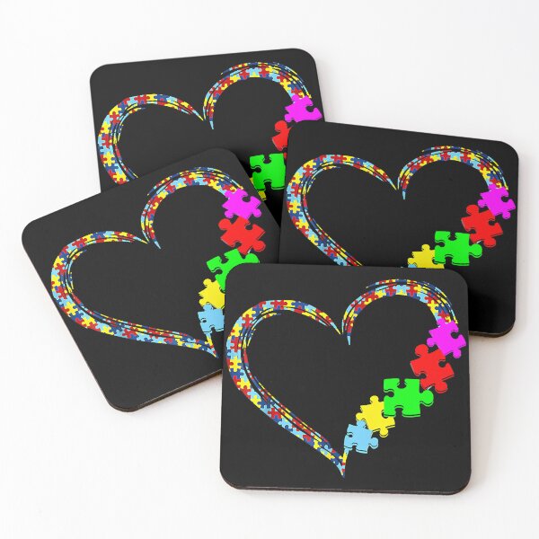 Item preview, Autism Awareness Love Heart Puzzle Piece designed and sold by ImkeAhrens.
