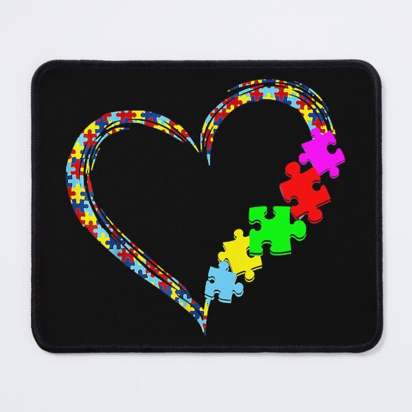 Item preview, Autism Awareness Love Heart Puzzle Piece designed and sold by ImkeAhrens.