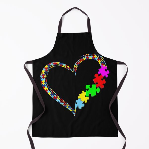 Item preview, Autism Awareness Love Heart Puzzle Piece designed and sold by ImkeAhrens.