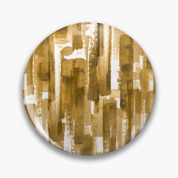 Item preview, Watercolor Paint Brush Lines Strokes Ocher Yellow designed and sold by antevasinart.