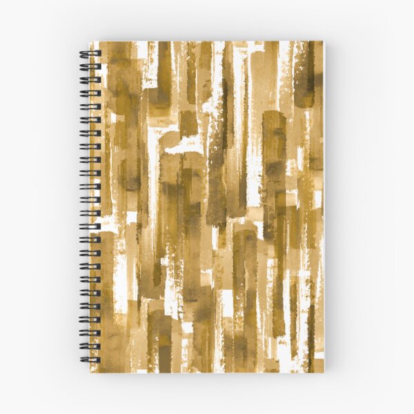Item preview, Watercolor Paint Brush Lines Strokes Ocher Yellow designed and sold by antevasinart.