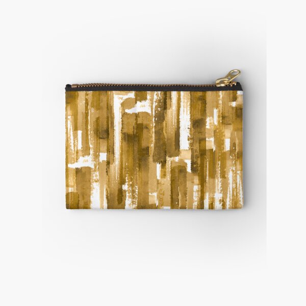 Item preview, Watercolor Paint Brush Lines Strokes Ocher Yellow designed and sold by antevasinart.