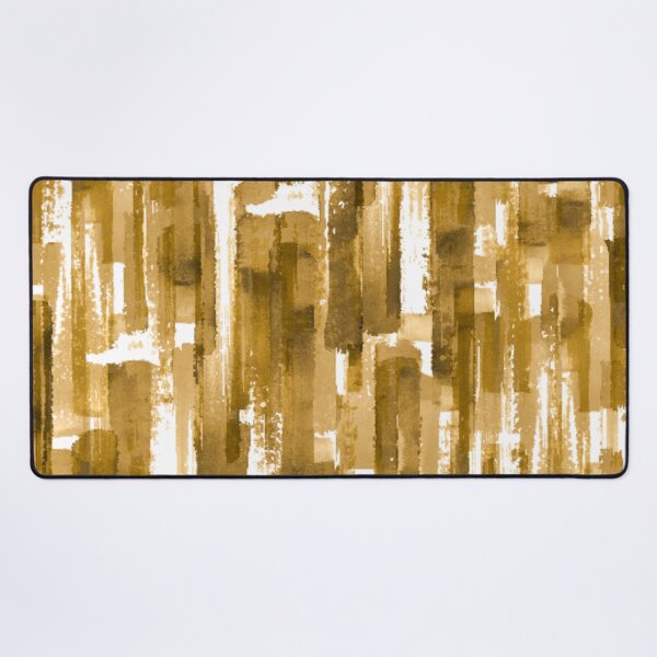 Item preview, Watercolor Paint Brush Lines Strokes Ocher Yellow designed and sold by antevasinart.