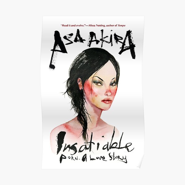 Asa Akira pornstar Poster by brunerashow.