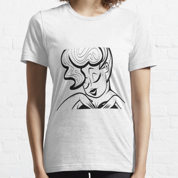 Retro Pin Up: The Dame by Art In The Garage Essential T-Shirt