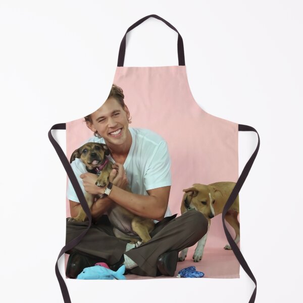 Item preview, austin butler playing with his dog designed and sold by marcocoulter.