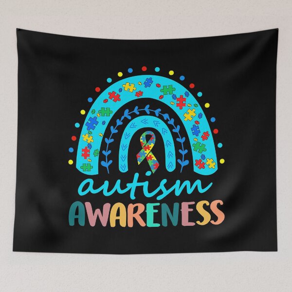 Item preview, Autism Awareness Rainbow Puzzle Autism Awareness Month designed and sold by ImkeAhrens.