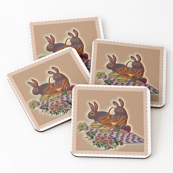 Item preview, Cottagecore Bunny Picnic designed and sold by Jessi-Sketches.