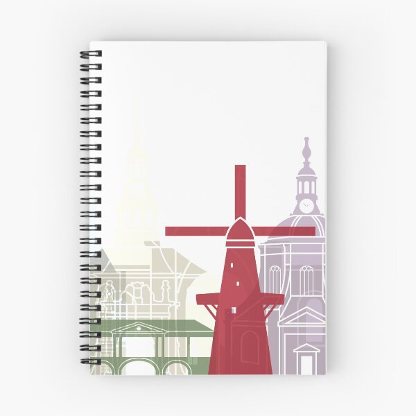 Item preview, Leiden skyline poster  designed and sold by paulrommer.