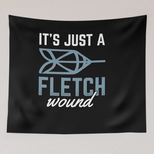 Item preview, IT JUST A FLETCH WOUND ARCHERY BOWHUNTING ARCHER designed and sold by sobriowslen.