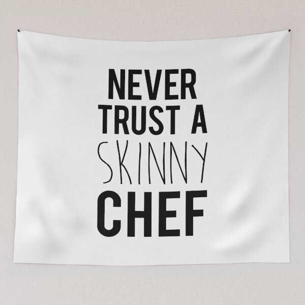 Item preview, A Skinny Chef Funny Quote designed and sold by quarantine81.