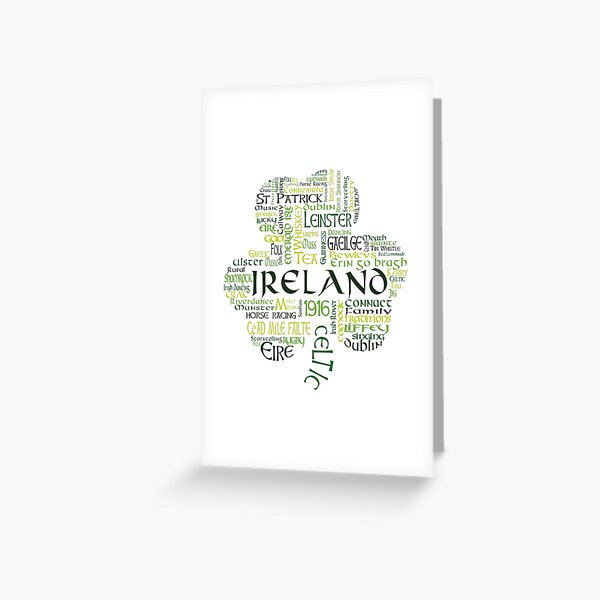 Item preview, Ireland Shamrock Word Cloud - Irish  designed and sold by suescreations.