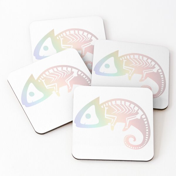 Item preview, Skeleton Chameleon | Rainbow designed and sold by ChiweenieHobbit.