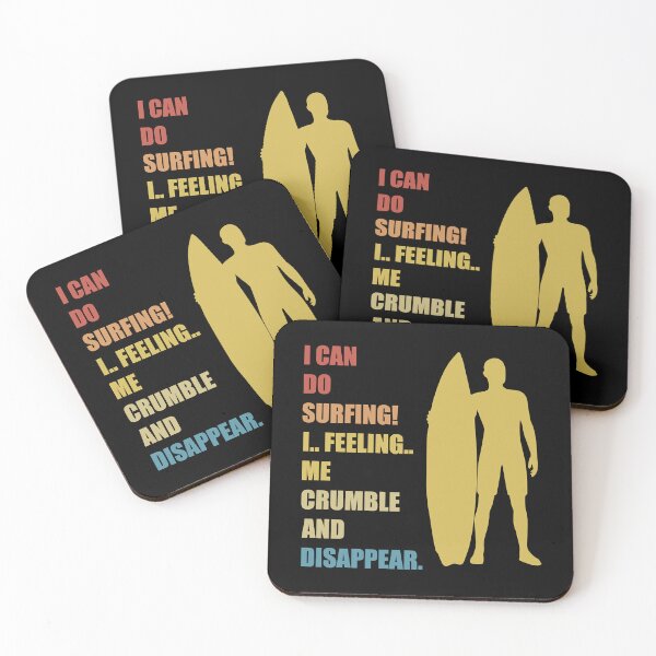 Item preview, Funny I Can Do Surfing I Feeling Me Crumble And Disappea designed and sold by DesignDorks.