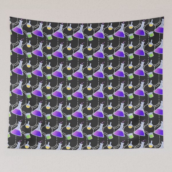 Item preview, Chemistry Flasks Pattern designed and sold by gabbledesign.