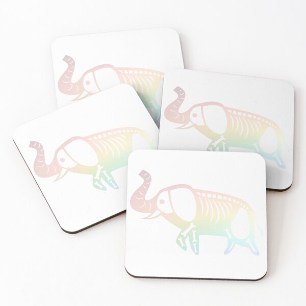 Item preview, Skeleton Elephant | Rainbow designed and sold by ChiweenieHobbit.