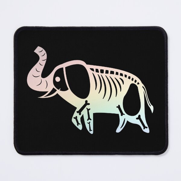 Item preview, Skeleton Elephant | Rainbow designed and sold by ChiweenieHobbit.